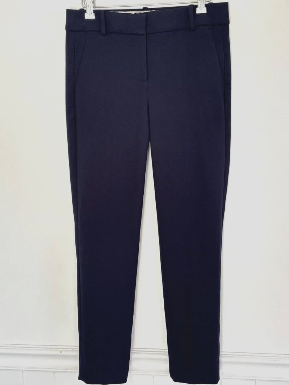 J Crew Cameron Navy Blue Trouser Pants Size 4 Business Career Office *b59